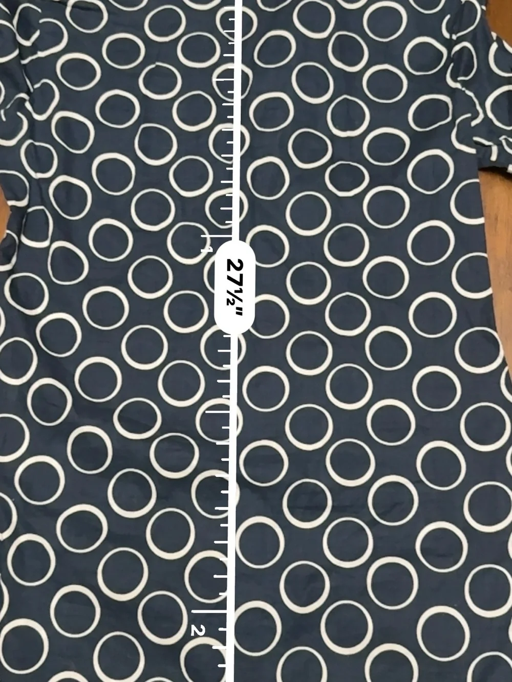 Michael Kors Navy Tunic with Cream Circle Motif